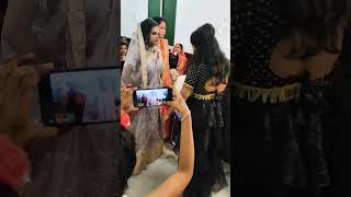 din shagna 😍😍❤️ best lehenga 👌wedding shadi trending youtubeshorts viral short shortvideo [upl. by Kaasi]