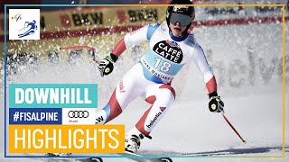 Crans Montanas Downhill Highlights  FIS Alpine [upl. by Dolph]