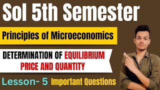 sol 5th semester Principles of Microeconomics Ba Programme Principles of Microeconomics Lecture 2 [upl. by Ailemap]