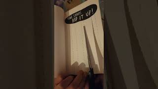 Wreck This Journal  Tearing Strips  staple pages [upl. by Ecad]