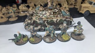 Painting your panzer 3 camouflage waffen ss german army bolt action 28mm redone to historical [upl. by Ahsiakal]