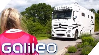 700000€ Dieser LKW ist ein XXL LuxusWohnmobil  Galileo  ProSieben [upl. by Ecnar]