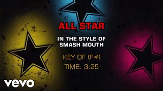 Smash Mouth  All Star Karaoke [upl. by Osugi]