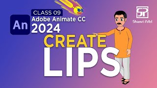 Adobe Animate CC 2024 Advance Level Create Lips for Character  2D Animation  Hindi [upl. by Hueston]