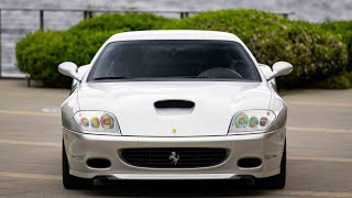 MARTINI collection  2002 Ferrari 575M Maranello  Drive  exhaust note [upl. by Nnoj]