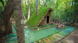 Building a Primitive House With the most Beautiful Around Bamboo Swimming Pool [upl. by Barbour]