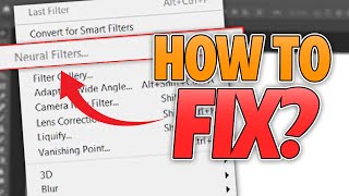 Photoshop Neural Filters Not Working Troubleshooting Tutorial [upl. by Ttoile]