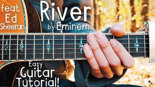 River Eminem Guitar Lesson for Beginners  River by Eminem amp Ed Sheeran  Lesson 390 [upl. by Margreta93]