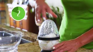 Hard Boiled Egg Peeler  Peel Multiple Eggs In Seconds [upl. by Far251]