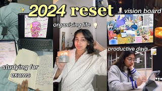 new year motivation💡2024 reset exam preparation productive days cleaning [upl. by Dawaj]