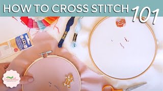 Cross Stitch Basics  How to Start Cross Stitching for Beginners  Ultimate Guide [upl. by Razal]