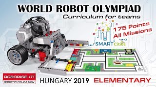 WRO 2019 Elementary 175 Points Roboriseit curriculums for coaches and teams [upl. by Templia]