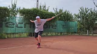 MEET ANDRES HOROBEANU  COLLEGE TENNIS RECRUIT WITH OVERBOARDER [upl. by Ajroj]