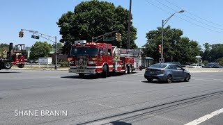 MTFD Tower Ladder 180 31890 Responding 62124 [upl. by Casandra]