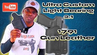 1791 Gun Leather Holster Custom Light Bearing quotMolding Disasterquot [upl. by Ynatterb]