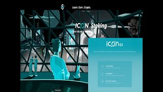 How to stake ICON ICX in ICONex wallet using Ledger Nano device [upl. by Salbu]