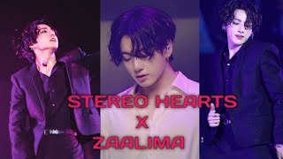 BTS JUNGKOOK  STEREO HEARTS X ZAALIMA  Whatsapp Status [upl. by Aan]