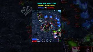 Maru vs Serral  Grand Final ESL SC2 Masters Spring 2024 Highlight 4 Shorts Starcraft [upl. by Reahard]