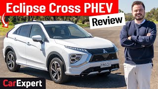 2022 Mitsubishi Eclipse Cross PHEV electric review inc 0100 [upl. by Annaiek]