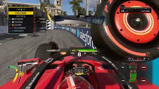 F1 24 game  Charles Leclerc screams quotNOOOOquot after crashing [upl. by Chemosh]