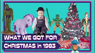 CHRISTMAS GIFTS 40 Years Ago  Toys amp Action Figures from 1983 What We Got Under the Tree in 1983 [upl. by Aneloc]