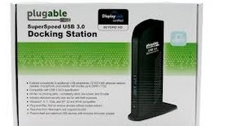 Plugable USB 30 Docking Station Review [upl. by Atikim]