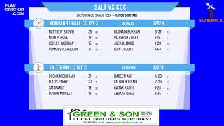 Saltburn CC 1st XI v Normanby Hall CC 1st XI [upl. by Lidaa]