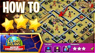 HOW TO 3 STAR CLASH WORLDS JUNE QUALIFIER CHALLENGE⚔️ New COC Challenge [upl. by Ttennaj]