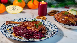 Gänsekeulen mit Rotkohl Hausmannskost [upl. by Rosita]