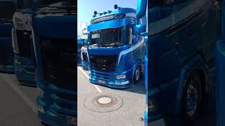 DAF amp SCANIA Trucks Spedition Remensperger  Truckertreffen Munderkingen 2023 [upl. by Fredra]