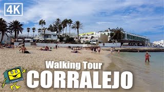 Corralejo  Fuerteventura  4K Walking Tour [upl. by Ayhdnas252]