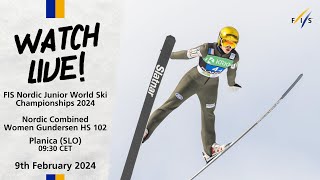 LIVE FIS Nordic JWSC 2024 Planica  Nordic Combined Individual Gundersen HS 102 Women [upl. by Guillaume170]