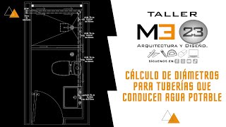 Calcular diámetro de tuberías de agua potable con planos [upl. by Haral]