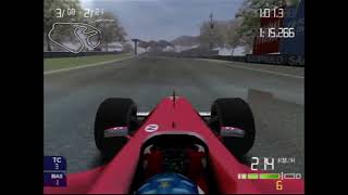 F1 2002 SonyPS2  Quick Race with Rubens Barrichello at Brazil Light rain [upl. by Ellehcil]