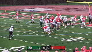 HIGHLIGHTS FayettevilleManlius  JamesvilleDeWitt Football 41621 [upl. by Aleciram]