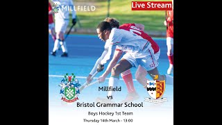 Millfield Sports  Hockey B1st XI v Bristol Grammar School [upl. by Upton]