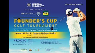 1st National University Founders Cup held at Tagaytay Midlands Golf Club [upl. by Nesila]