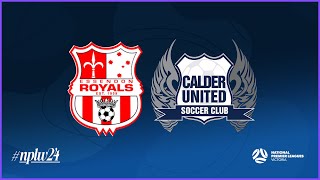 2024 NPLWVIC Round 13 Essendon Royals SC v Calder United SC [upl. by Zoa]