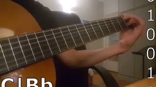 Polychords on guitar with TABS [upl. by Eissat78]