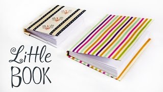 How to make a paper little book  DIY Paper Book  Paper Notebook Mini DIARY [upl. by Rinna]