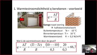 Ad bouwmanagement  Bouwfysica warmtetransport [upl. by Woodrow516]