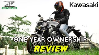 Kawasaki z800 one year ownership review  വേറെ ലെവൽ  experience  best naked bike [upl. by Anaerol]