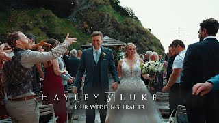 Hayley amp Luke Trailer  Tunnels Beaches Wedding Video Ilfracombe Devon [upl. by Ahsiuq781]