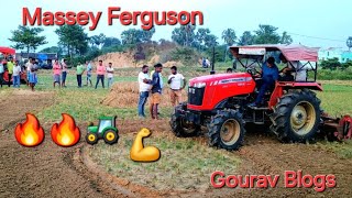 Massey ferguson 254 4wd Dyna Smart 💪vs 🔥Mahindra 585 tech plus [upl. by Negroj169]