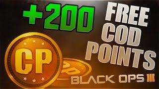 How To Get Call Of Duty Points In BLACK OPS 3 For FREE  BO3 200 FREE COD POINTS [upl. by Sugna]