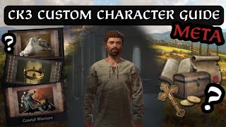 CREATE AN OP META CUSTOM CHARACTER  Crusader Kings 3 Guide [upl. by Pretrice453]