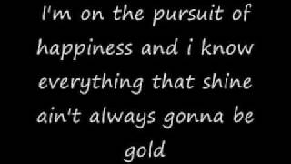 Pursuit of Happiness Kid Cudi Lyrics on Screen [upl. by Moersch]