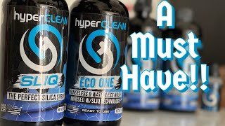 HyperClean Auto Care Eco One Sliq Waterless amp Rinseless Wash Silica Spray Auto Detailing [upl. by Bartlett]