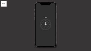 Qiblah App with Flutter  Speed Code [upl. by Nellahs]