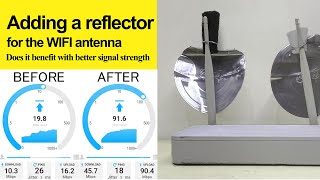 Strengthen WiFi signal with Reflector [upl. by Cowley395]